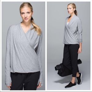 Lululemon Radiant Long Sleeve Grey size 6